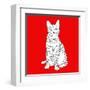 Tabby Cat-Anna Nyberg-Framed Giclee Print