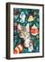 Tabby Christmas Kitten-Tony Todd-Framed Giclee Print