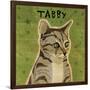 Tabby (grey) (square)-John W^ Golden-Framed Giclee Print
