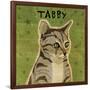 Tabby (grey) (square)-John W^ Golden-Framed Giclee Print