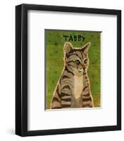 Tabby (grey)-John Golden-Framed Art Print