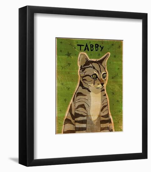 Tabby (grey)-John Golden-Framed Art Print