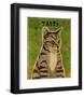 Tabby (grey)-John Golden-Framed Art Print