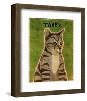 Tabby (grey)-John Golden-Framed Art Print