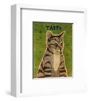 Tabby (grey)-John Golden-Framed Art Print