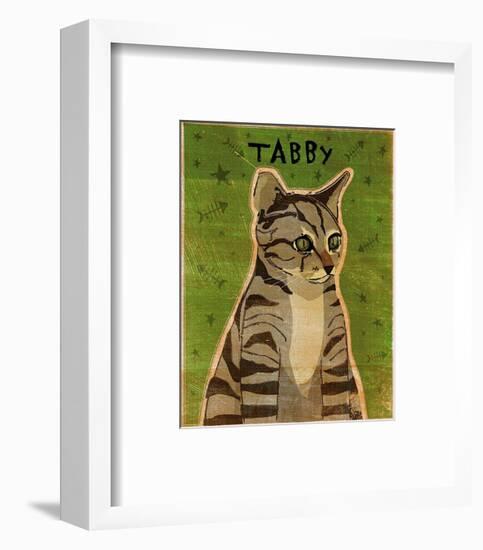 Tabby (grey)-John Golden-Framed Art Print