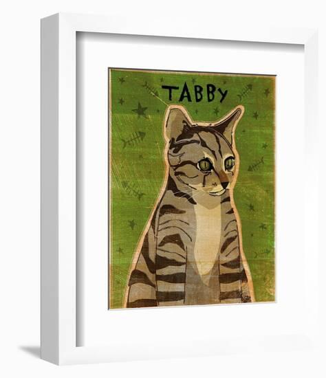 Tabby (grey)-John Golden-Framed Art Print