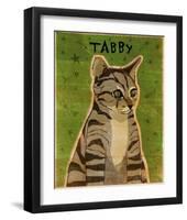 Tabby (grey)-John Golden-Framed Art Print