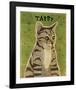 Tabby (grey)-John W^ Golden-Framed Art Print