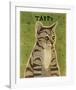 Tabby (grey)-John W^ Golden-Framed Art Print