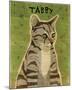 Tabby (grey)-John W^ Golden-Mounted Art Print