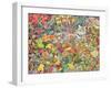 Tabby in Autumn, 1996-Hilary Jones-Framed Giclee Print