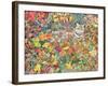 Tabby in Autumn, 1996-Hilary Jones-Framed Giclee Print