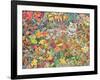 Tabby in Autumn, 1996-Hilary Jones-Framed Giclee Print