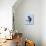 Tabby Kitten Hanging from Washing Line-null-Photographic Print displayed on a wall