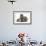 Tabby Maine Coon Kitten, Logan, 12 Weeks, with Rabbit and Guinea Pig-Mark Taylor-Framed Photographic Print displayed on a wall