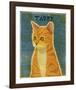 Tabby (orange)-John Golden-Framed Giclee Print