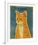 Tabby (orange)-John Golden-Framed Giclee Print