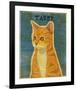 Tabby (orange)-John Golden-Framed Giclee Print