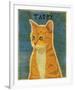 Tabby (orange)-John Golden-Framed Giclee Print