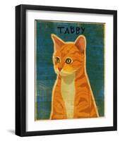 Tabby (orange)-John Golden-Framed Art Print