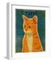 Tabby (orange)-John Golden-Framed Art Print