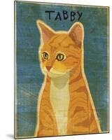 Tabby (orange)-John W^ Golden-Mounted Art Print