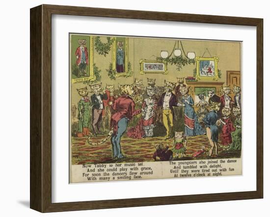 Tabby's Party-null-Framed Giclee Print