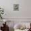 Tabby Tortoiseshell in an Ivy-Grown Window of a Deserted Victorian House-Jane Burton-Framed Photographic Print displayed on a wall