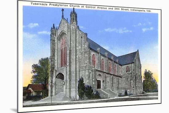 Tabernacle Church, Indianapolis, Indiana-null-Mounted Art Print