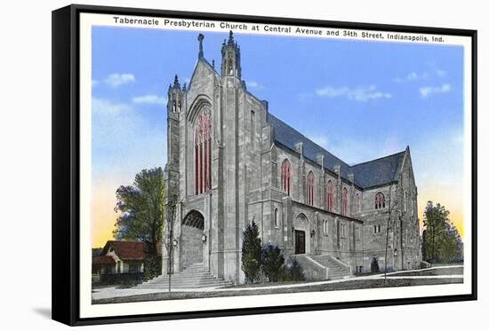 Tabernacle Church, Indianapolis, Indiana-null-Framed Stretched Canvas