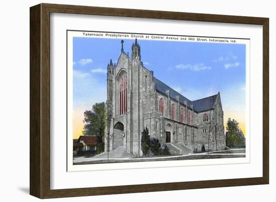 Tabernacle Church, Indianapolis, Indiana-null-Framed Art Print