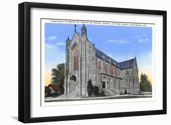 Tabernacle Church, Indianapolis, Indiana-null-Framed Art Print