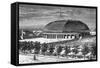 Tabernacle of the Grand Temple of the Mormons, USA, 19th Century-E Therond-Framed Stretched Canvas