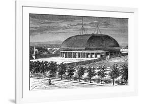 Tabernacle of the Grand Temple of the Mormons, USA, 19th Century-E Therond-Framed Giclee Print