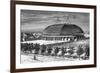 Tabernacle of the Grand Temple of the Mormons, USA, 19th Century-E Therond-Framed Giclee Print