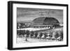 Tabernacle of the Grand Temple of the Mormons, USA, 19th Century-E Therond-Framed Premium Giclee Print