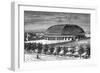 Tabernacle of the Grand Temple of the Mormons, USA, 19th Century-E Therond-Framed Premium Giclee Print