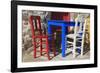 Table and Chairs in Bodrum, Turkey, Anatolia, Asia Minor, Eurasia-Richard-Framed Photographic Print