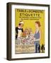 Table and Domestic Etiquette, UK-null-Framed Giclee Print