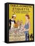 Table and Domestic Etiquette, UK-null-Framed Stretched Canvas