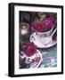 Table and Tableware Decorated with Roses-Elke Borkowski-Framed Photographic Print