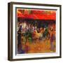 Table at Villefranche-Peter Graham-Framed Premium Giclee Print