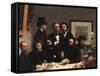 Table Corner (Coin De Table)-Henri Fantin-Latour-Framed Stretched Canvas