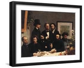 Table Corner (Coin De Table)-Henri Fantin-Latour-Framed Giclee Print