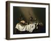 Table De Banquet Avec Jambon  (Banquet Piece with Ham) Peinture De Willem Claesz (Claeszoon) Heda-Willem Claesz Heda-Framed Giclee Print