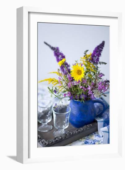 Table Decoration, Bouquet-Brigitte Protzel-Framed Photographic Print