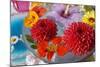 Table Decoration, Coloured Blossoms and Water Bowl-Alaya Gadeh-Mounted Photographic Print