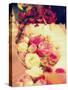 Table Decoration, Rose Blossoms in a Bowl, Vase, Branches-Alaya Gadeh-Stretched Canvas