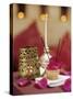 Table Decoration with Incense Sticks-Jean Cazals-Stretched Canvas